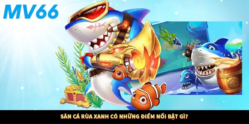 Săn cá rùa xanh có điểm nổi bật gì?