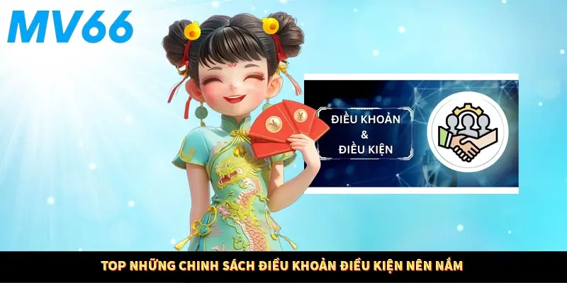 Top những chinh sách điều khoản điều kiện nên nắm